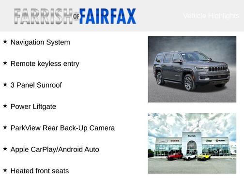 2025 Jeep Wagoneer 4x4