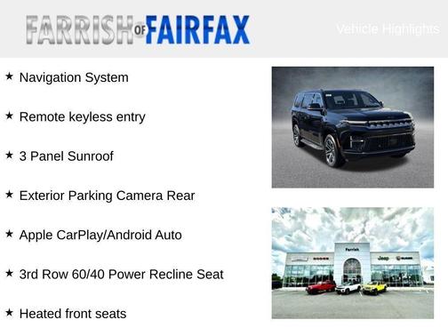 2026 Jeep Grand Wagoneer 4x4