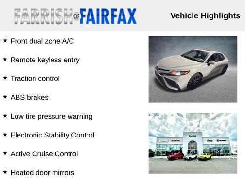 2022 Toyota Camry SE