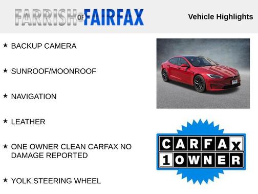 Red Multi-Coat 2021 Tesla Model S Plaid