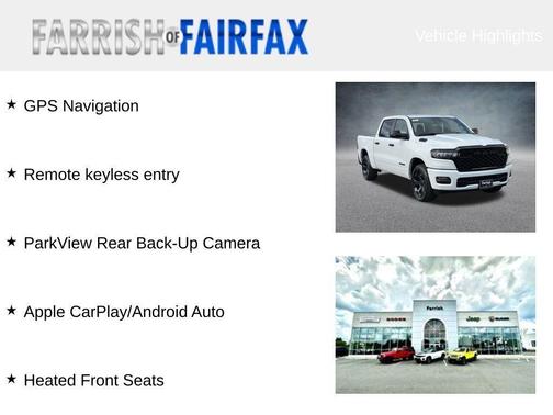 2026 RAM 1500 Big Horn/Lone Star