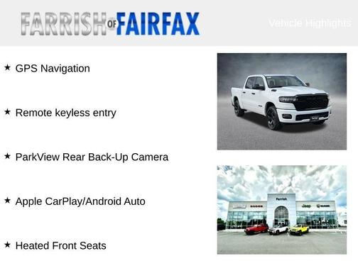 2026 RAM 1500 Big Horn/Lone Star