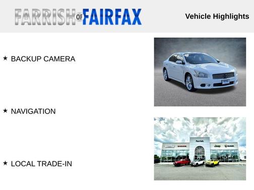 2011 Nissan Maxima SV