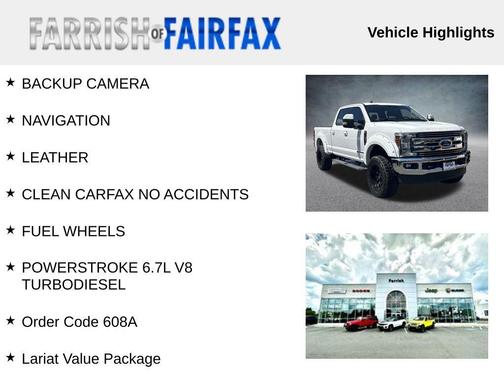 Oxford White 2019 Ford F-250 Lariat