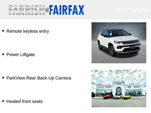 Bright White Clearcoat 2026 Jeep Compass Limited