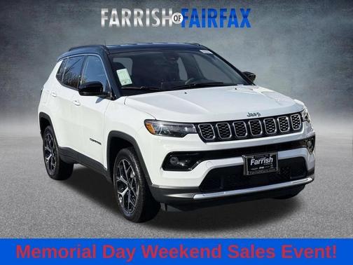 Bright White Clearcoat 2026 Jeep Compass Limited