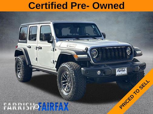 Silver Zynith Clearcoat 2024 Jeep Wrangler Willys