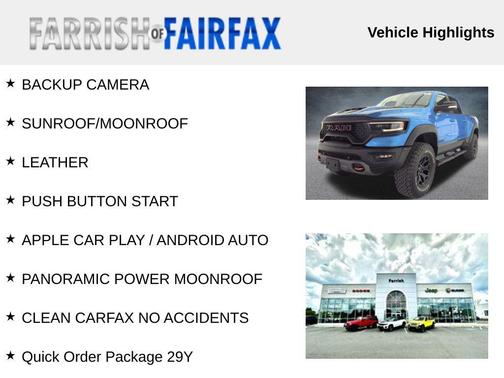 Hydro Blue Pearlcoat 2022 RAM 1500 TRX