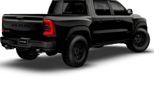 Diamond Black Crystal Pearlcoat 2026 RAM 1500 RHO Crew Cab 4x4 5'7' Box