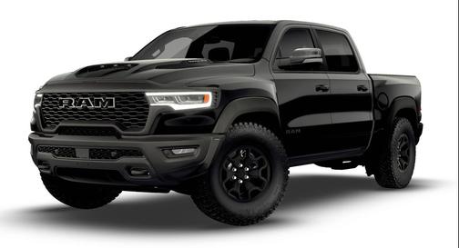 Diamond Black Crystal Pearlcoat 2026 RAM 1500 RHO Crew Cab 4x4 5'7' Box