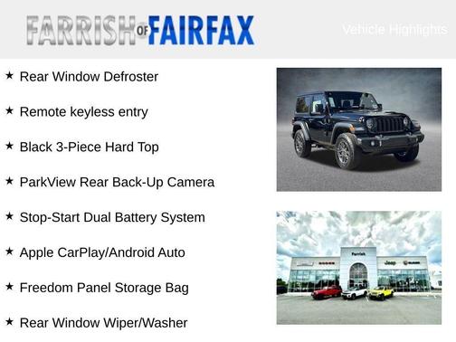 2026 Jeep Wrangler Sport S