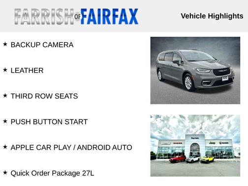 2022 Chrysler Pacifica Touring L