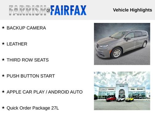 2022 Chrysler Pacifica Touring L