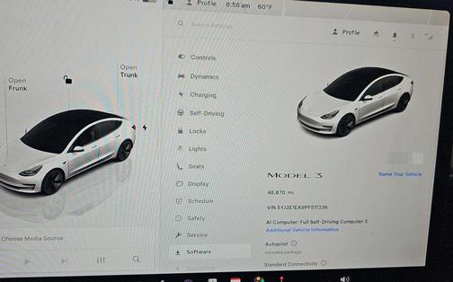 Pearl White Multi-Coat 2023 Tesla Model 3 Standard Range