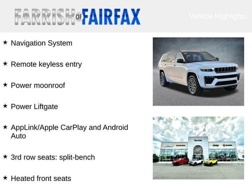 2026 Jeep Grand Cherokee L Summit