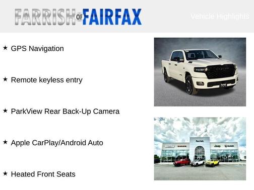 2026 RAM 1500 Big Horn/Lone Star