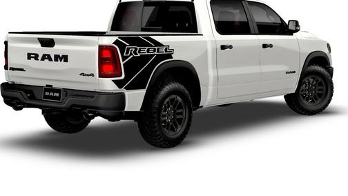 Bright White Clear-Coat Exterior Paint 2026 RAM 1500 Rebel