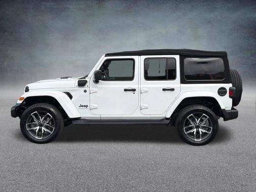 Bright White Clearcoat 2024 Jeep Wrangler 4xe Sport S