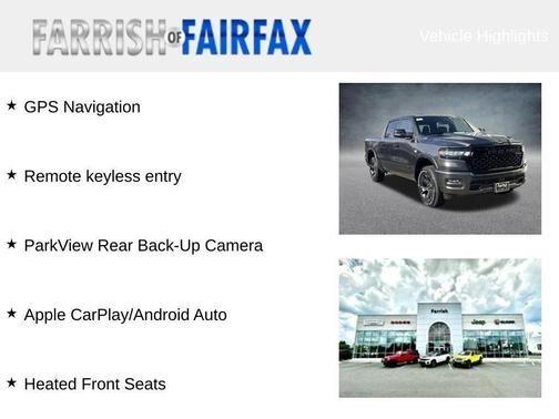 2026 RAM 1500 Big Horn/Lone Star