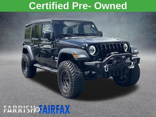 Black Clearcoat 2020 Jeep Wrangler Unlimited Sport