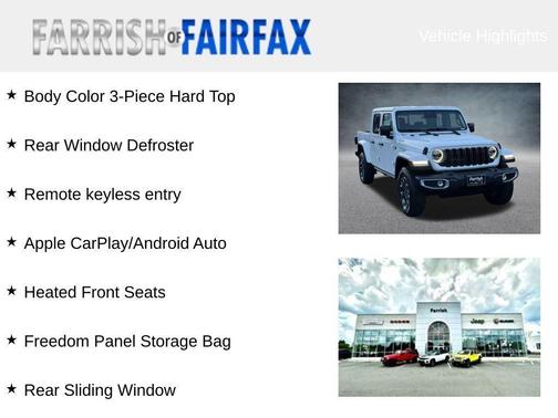 2026 Jeep Gladiator Sahara 4x4