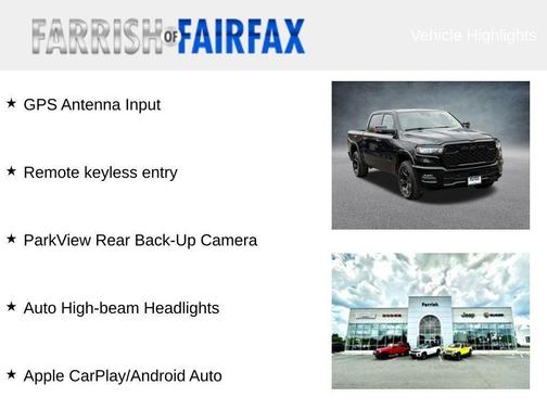 2025 RAM 1500 Big Horn/Lone Star