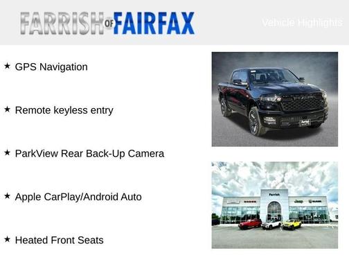 2026 RAM 1500 Big Horn/Lone Star