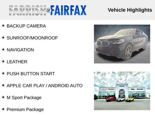 Tanzanite Blue II Metallic 2022 BMW X6 xDrive40i