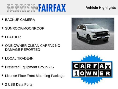 2021 Chevrolet Suburban 4WD Z71