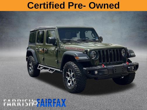 Sarge Green Clearcoat 2021 Jeep Wrangler Unlimited Rubicon