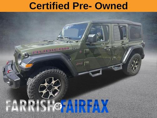Sarge Green Clearcoat 2021 Jeep Wrangler Unlimited Rubicon