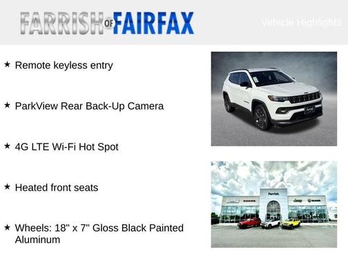 Bright White Clearcoat 2026 Jeep Compass Latitude