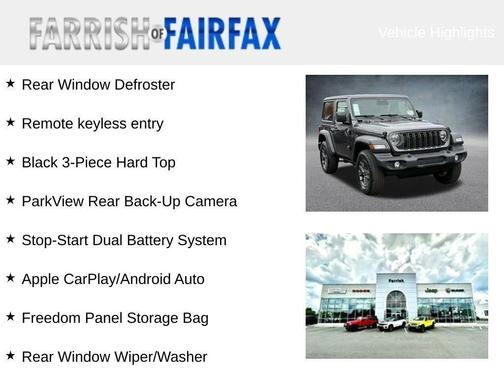 2026 Jeep Wrangler Sport S