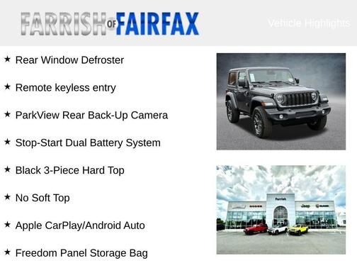 2026 Jeep Wrangler Sport S