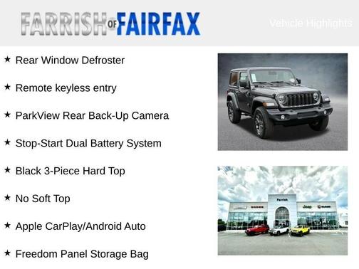 2026 Jeep Wrangler Sport S