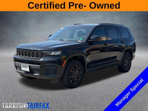 Diamond Black Crystal Pearlcoat 2025 Jeep Grand Cherokee L Altitude