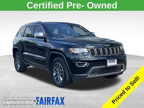 Diamond Black Crystal Pearlcoat 2018 Jeep Grand Cherokee Limited