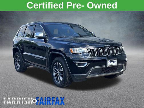 Diamond Black Crystal Pearlcoat 2018 Jeep Grand Cherokee Limited