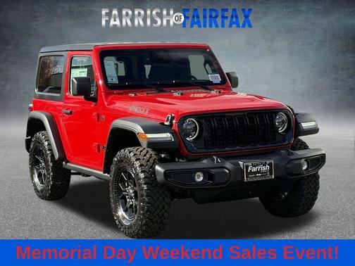 Firecracker Red Clearcoat 2026 Jeep Wrangler Willys