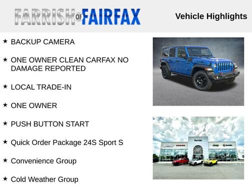 2022 Jeep Wrangler Unlimited Sport