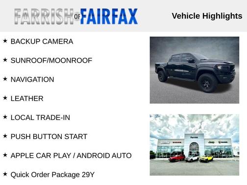 Diamond Black Crystal Pearlcoat 2021 RAM 1500 TRX
