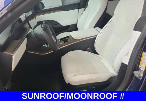 Deep Blue Metallic 2021 Tesla Model S Plaid