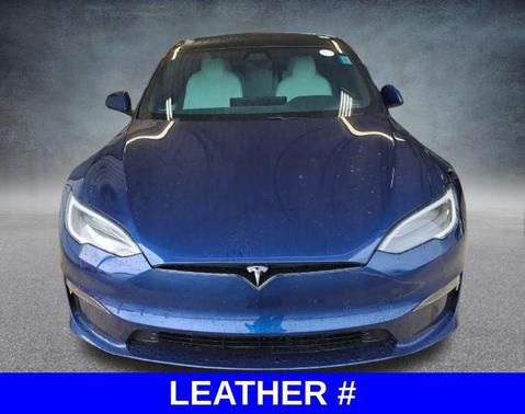 Deep Blue Metallic 2021 Tesla Model S Plaid