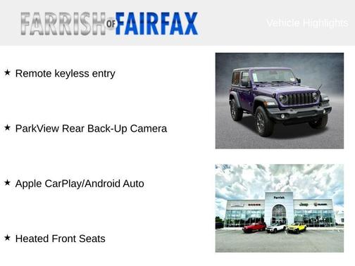 2026 Jeep Wrangler Sport S