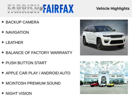 2022 Jeep Grand Cherokee 4xe Summit Reserve