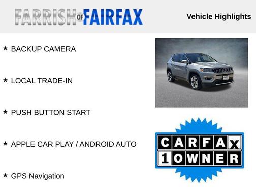 Billet Silver Metallic Clearcoat 2019 Jeep Compass Limited