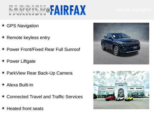 Fathom Blue Pearl Coat 2026 Jeep Compass Limited