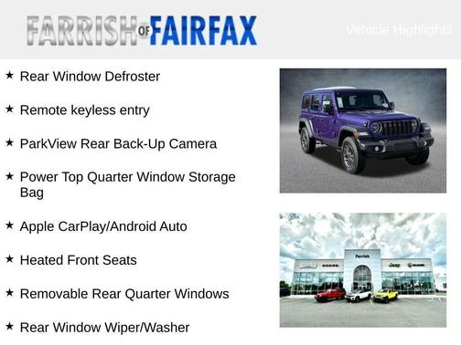 2026 Jeep Wrangler Sport S