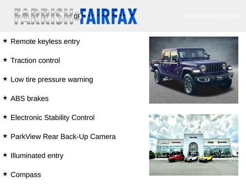 2026 Jeep Gladiator Sahara 4x4