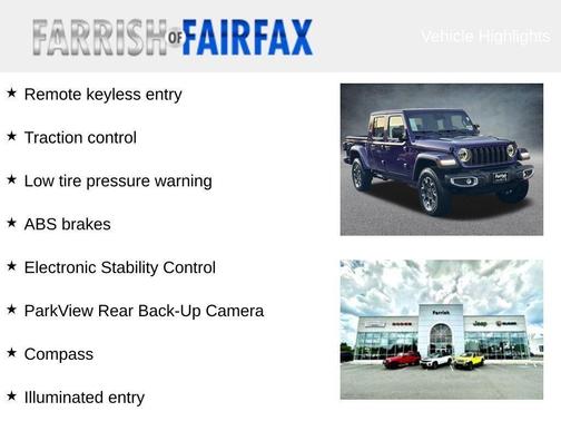 2026 Jeep Gladiator Sahara 4x4